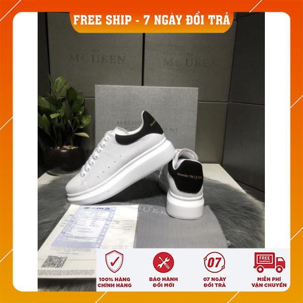 [FREESHIP-BẢO HÀNH 1 NĂM] Giày mcqueen ,sneaker  mcqueen  gót nhung đen dây lụa HOT TREND 2021, | BigBuy360 - bigbuy360.vn