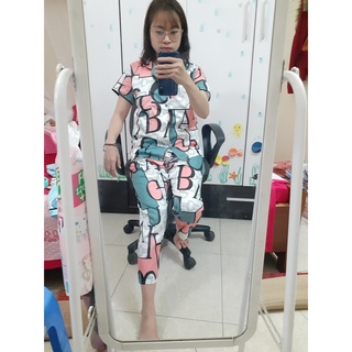 (Ngẫu nhiên) Pizama áo cộc quần dài (40~60kg)