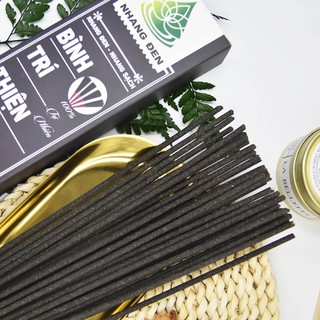 NHANG ĐEN BÌNH TRÍ THIỆN - NHANG SẠCH (HỘP 120 THANH)