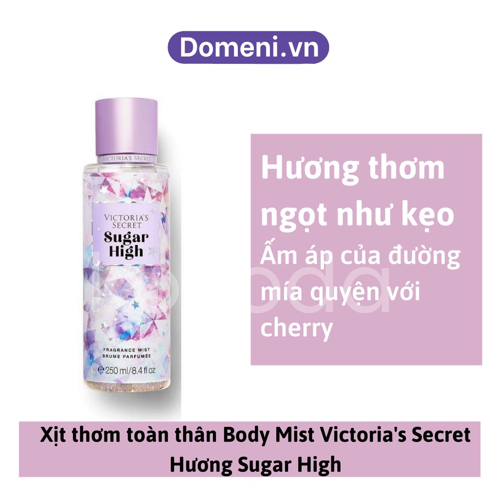 Xịt Thơm Toàn thân Victoria's Secret Body Mist 250ml Xịt Thơm Body mist Siêu Thơm Tiện Dụng