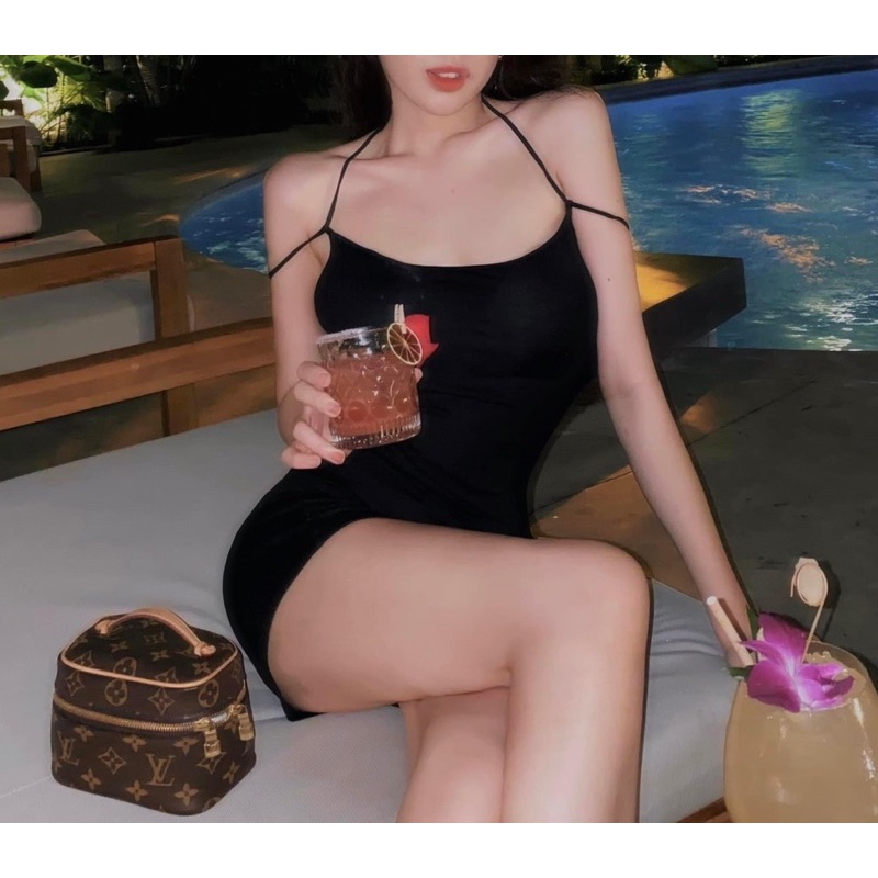 KHOSIBOHOME- Đầm body thiết kế hai dây