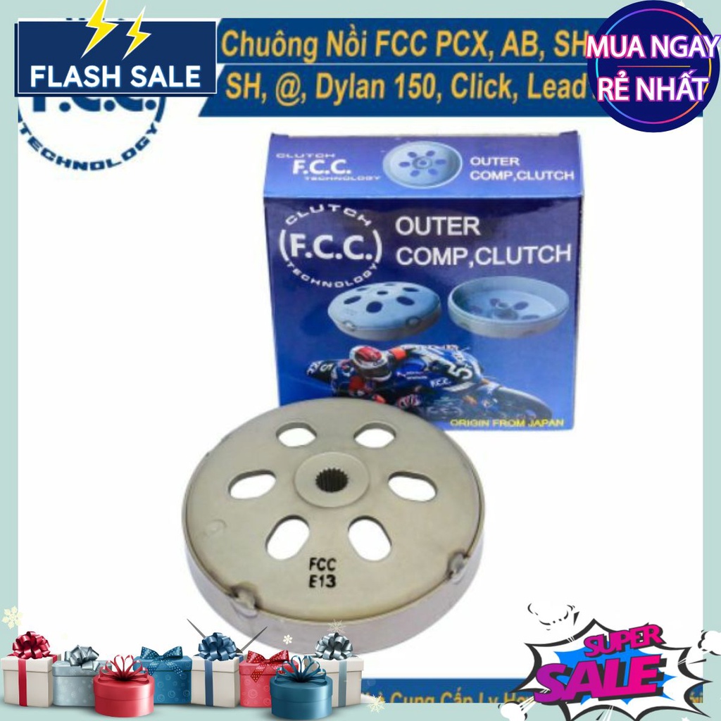 Chuông FCC PCX Sh Ab Lead Vario Vision (AirBlade Vision 110 Vision125 @ Ps Dylan nồi ly hợp truyền động Air Blade, E13