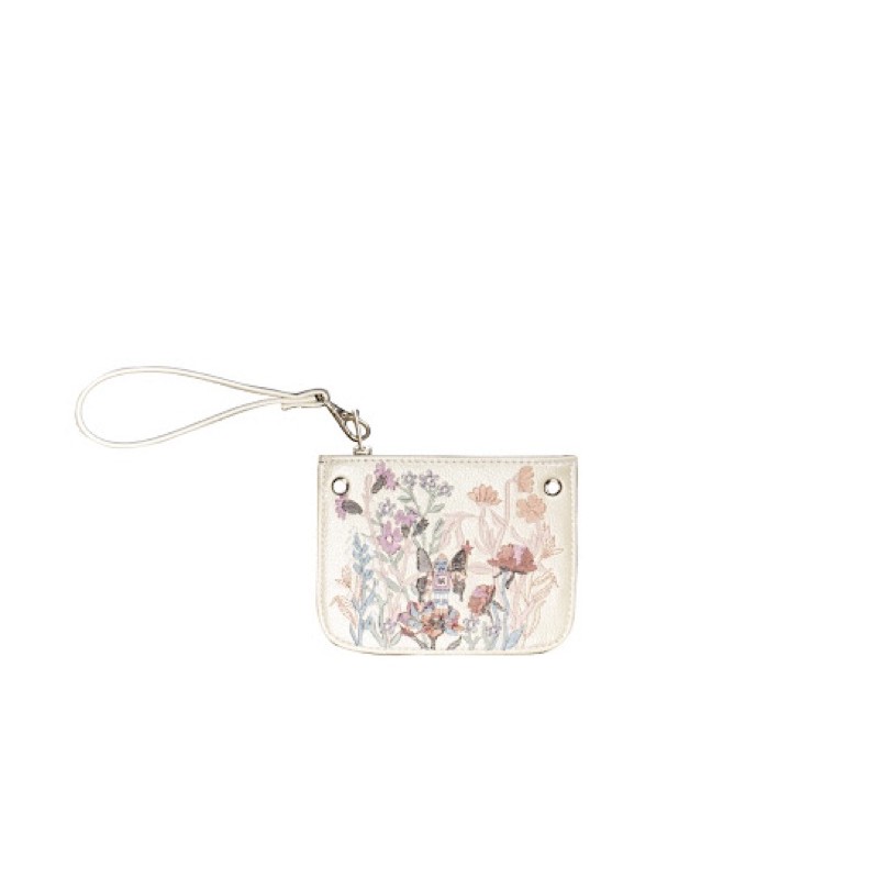 Ví nhỏ đựng thẻ bằng da thêu hoa nữ Ngaos Jimmi Fairy | BigBuy360 - bigbuy360.vn