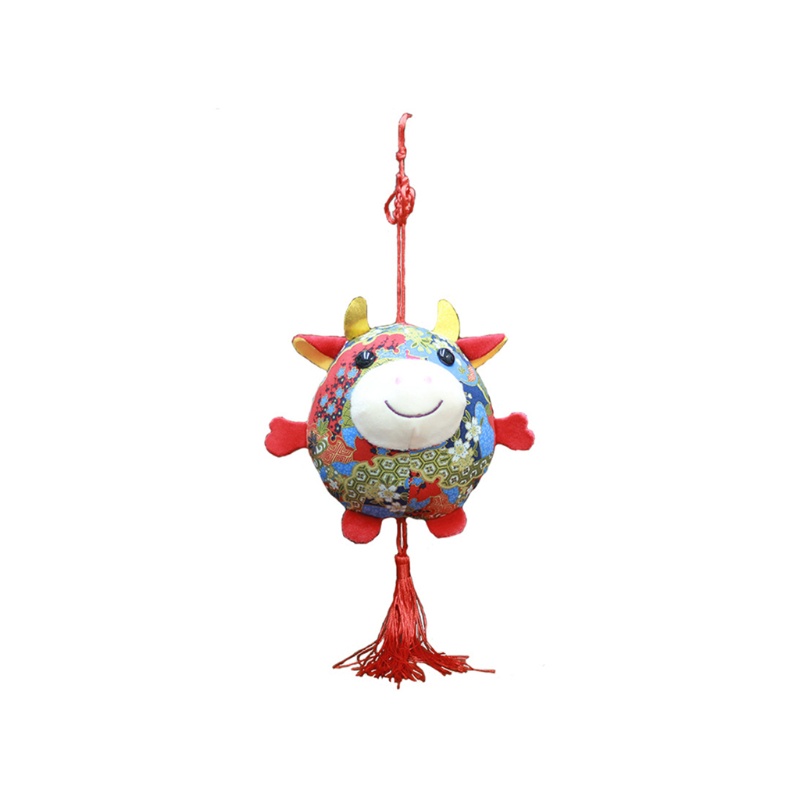 Móc Khóa Hình Búp Bê Nhồi Bông Ox Dễ Thương Dùng Trang Trí Túi Xách / Quà Tặng Sinh Nhật / Giáng Sinh