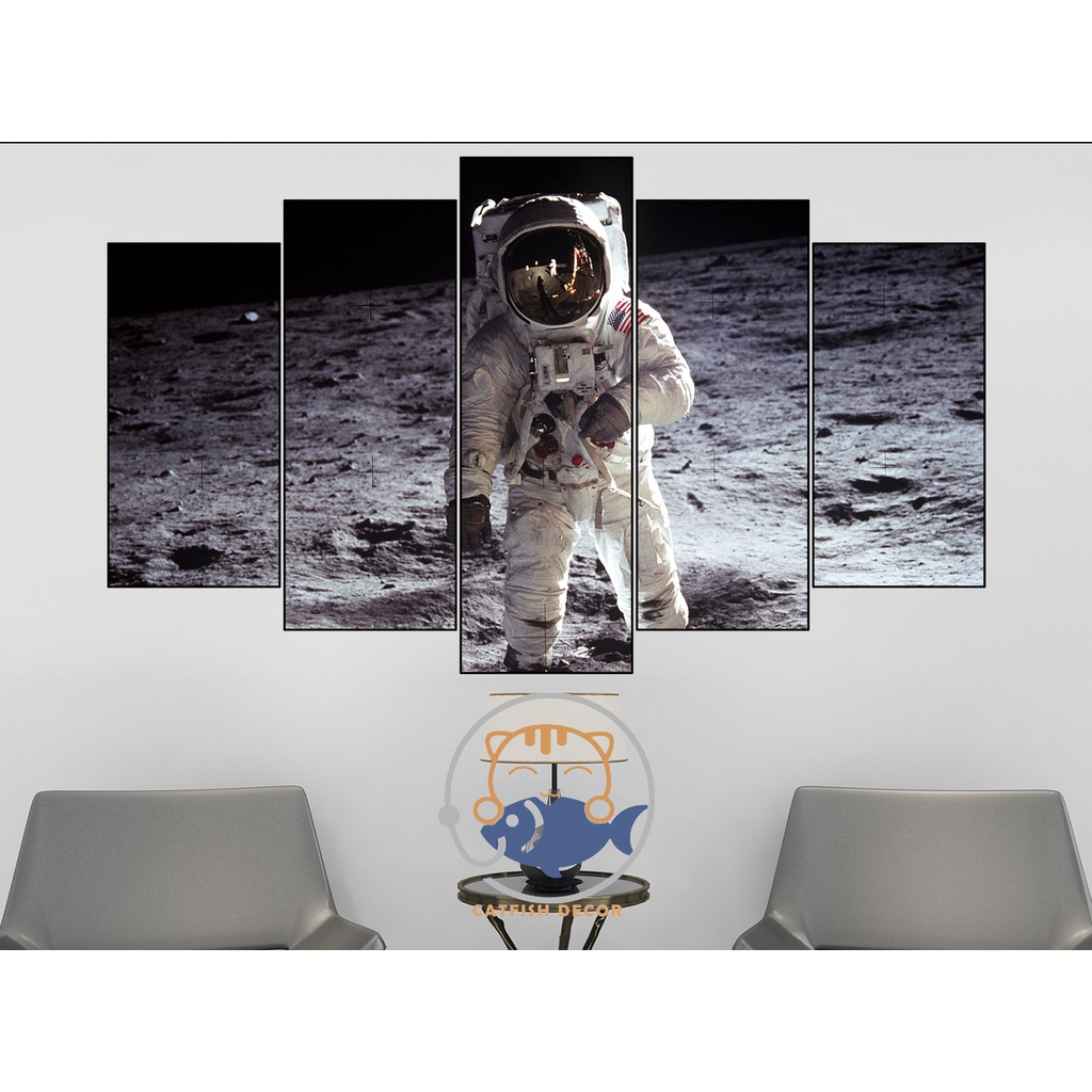 Tranh dán tường room decor trang trí phòng GALAXY SPACE VŨ TRỤ - BỘ 5