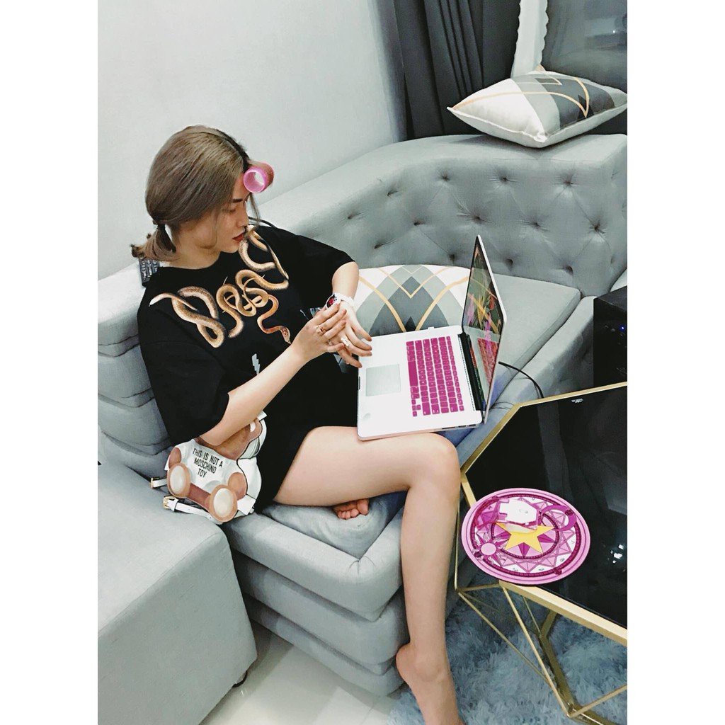 Áo phông Mikenco Cobra Họa Tiết Rắn form rộng đẹp tay lỡ kiểu hàn quốc vải cotton HARIQUEEN - Áo thun tay lỡ nam nữ