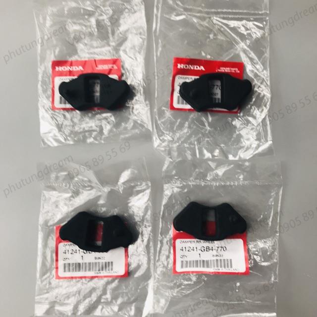 Combo bộ 4 cao su giảm chấn bánh sau dream Thái