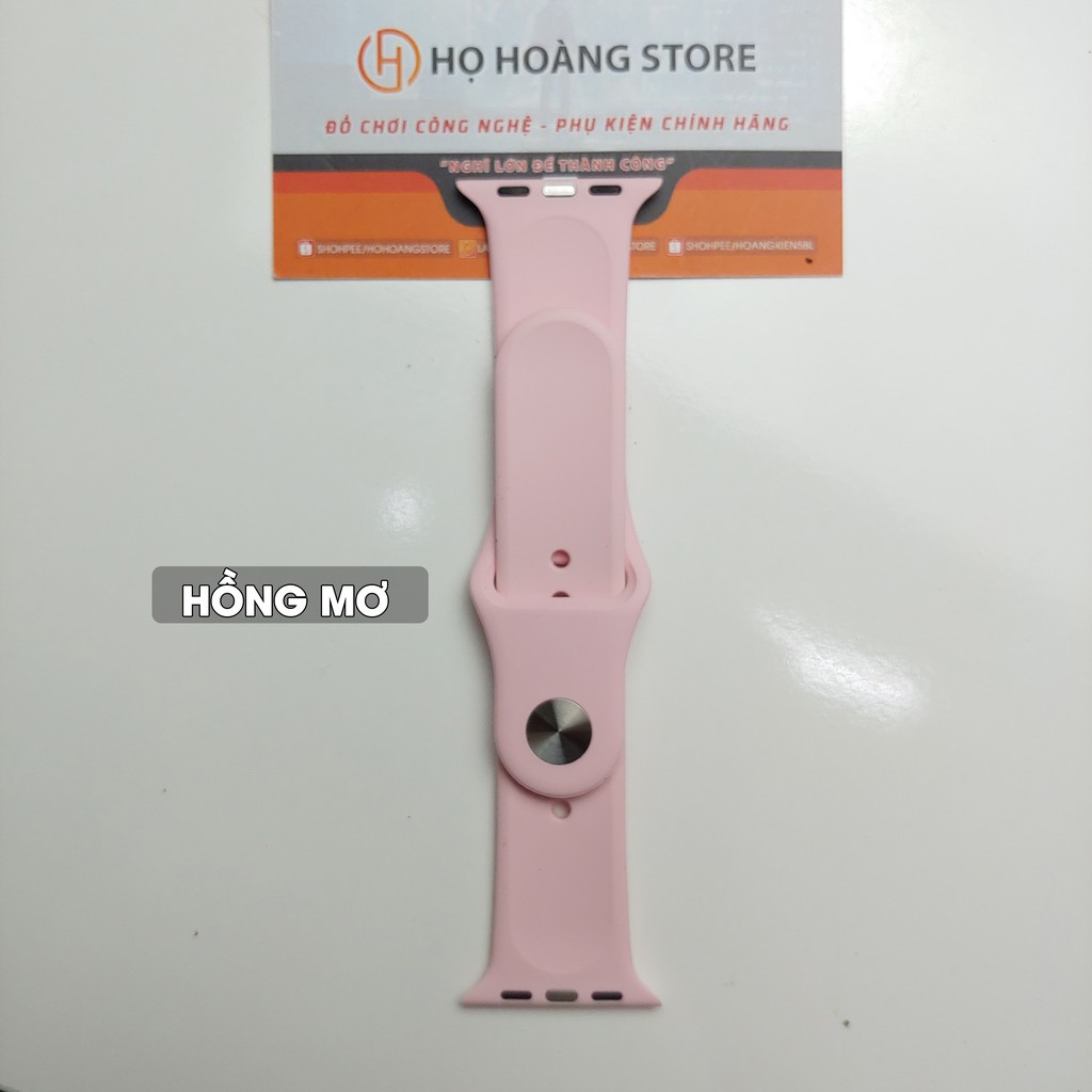 DÂY ĐỒNG HỒ CAO SU APPLE WATCH SPORT BANDS CAO CẤP FULL SIZE 1 2 3 4 5 38mm 40mm 42mm 44mm