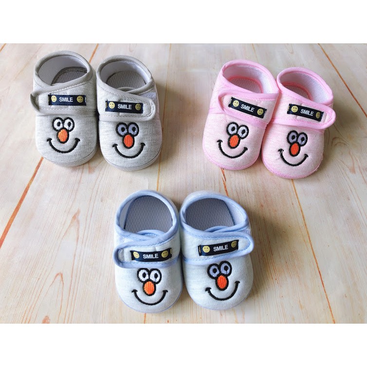 Giày tập đi đế cao su cho bé size 10-12cm