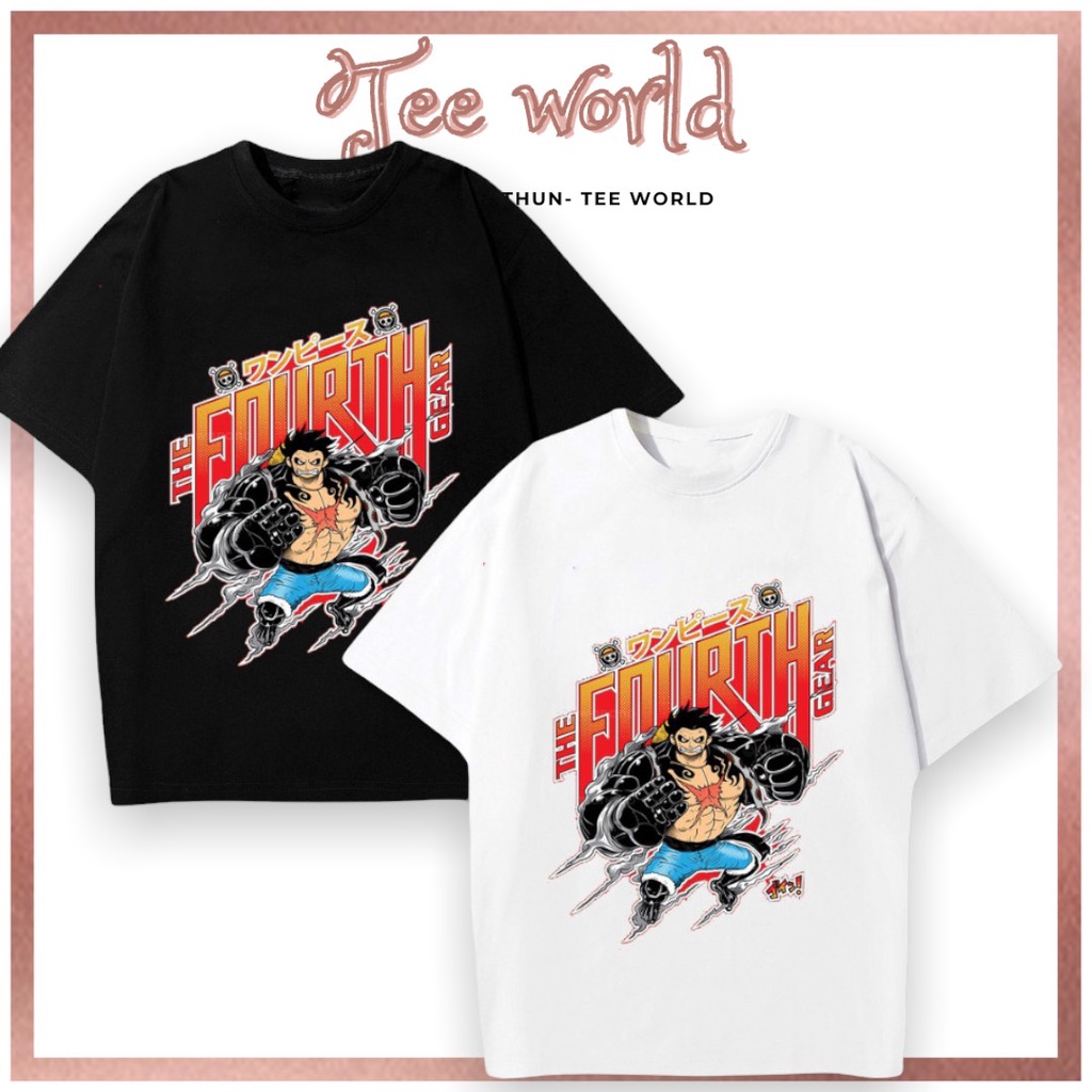 Áo thun LUFFY mũ rơm Gear 5 thần Nika - Áo phông Nam Nữ Unisex in hình One Piece Đảo Hải Tặc dành cho các fan