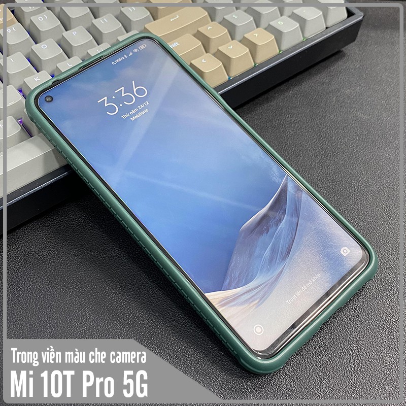 Ốp lưng cho Xiaomi Redmi Note 8 Pro trong viền màu che camera 4 Gốc chống sốc