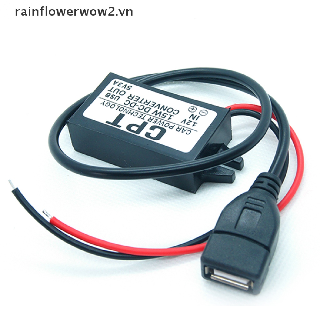 Mô Đun Chuyển Đổi Nguồn Điện Đầu Ra DC-DC 12V Sang 5V USB 3A 15W