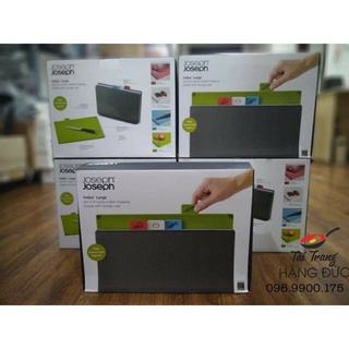 BỘ 4 THỚT JOSEPH JOSEPH INDEX LARGE GRAPHITE ( cỡ Lớn 34*24cm)