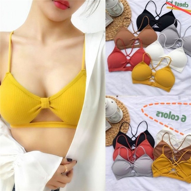 Áo ngực SUXI không gọng mềm mại phong cách hàn quốc