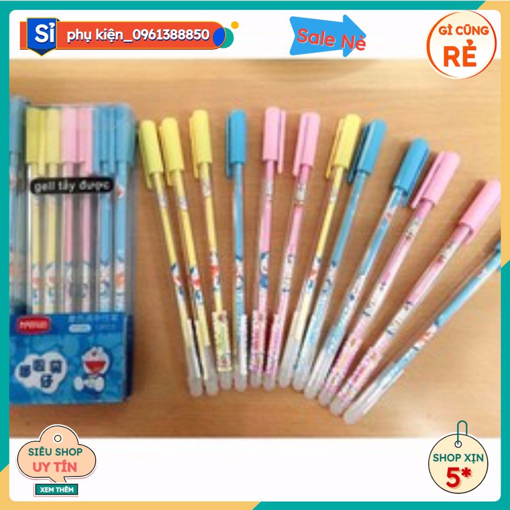 1 hộp bút bi thần kỳ - 12 chiếc bút xoá được