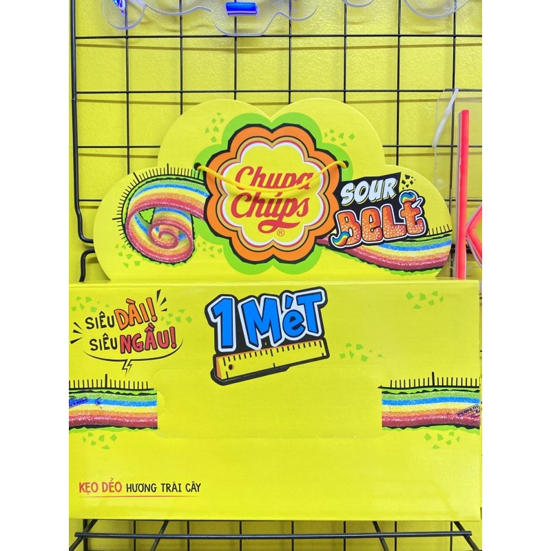 Kẹo mềm hương trái cây Chupa Chups Sour Belt thanh 55g