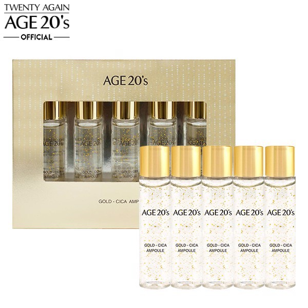 Tinh chất dưỡng da AGE20s Gold Cica Ampoule 10ml x 5 ống