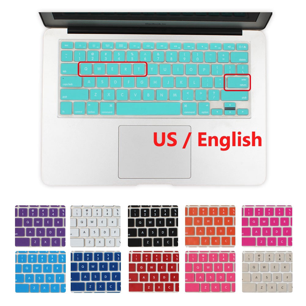 Ultra thin Keyboard cover Protector skin For Macbook Air 13" Pro 13" Retina13"