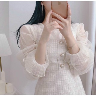 SET ÁO VOAN ĐẦM YẾM DẠ (KÈM VIDEO HÌNH THẬT)