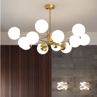 Đèn chùm thả LIVER 12 bóng kiểu dáng cao cấp trang trí nhà cửa hiện đại, sang trọng.