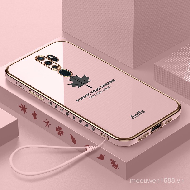Ốp điện thoại in họa tiết lá phong thời trang cho OPPO A9 2020 OPPO A5 2020