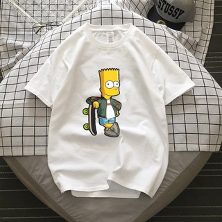 Áo phông unisex form rộng bart simpson 3