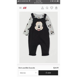 Set yếm mickey hm