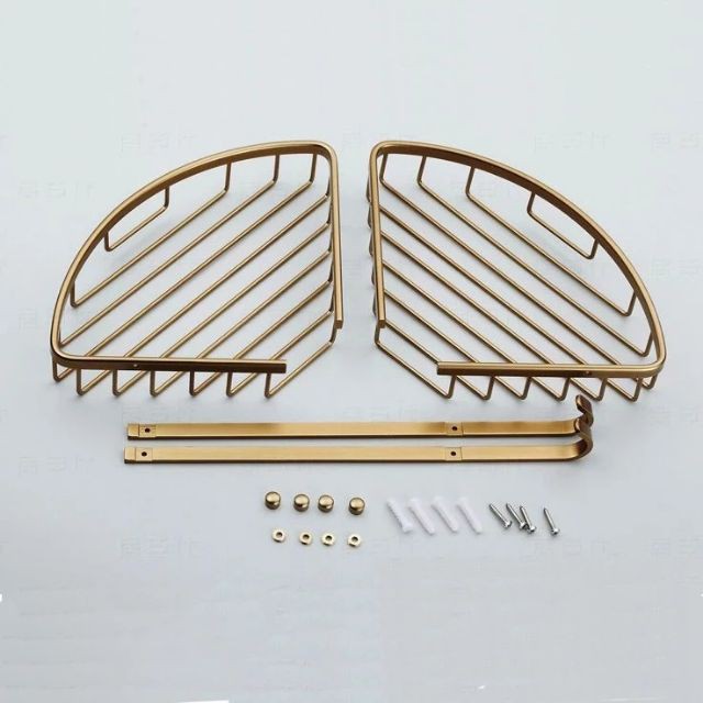 Kệ góc chất liệu đồng giả cổ
