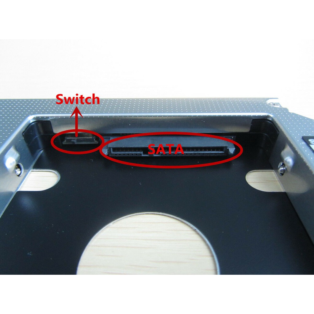 Caddy Bay HDD SSD SATA 3 9.5mm - 12.7mm - Khay Ổ Cứng HDD - SSD Thay Thế Ổ DVD