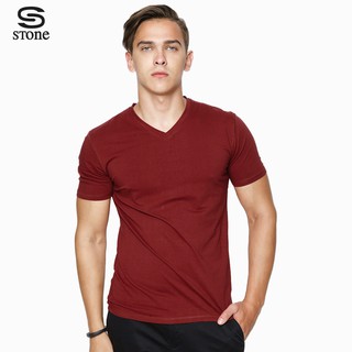 [Mã FAMALLT5 giảm 15% đơn 150K] Áo Thun Nam Cổ Tim Ngắn Tay STONE 3747 Vải Cotton 4 Chiều Đơn Giản 4 Size (NHIỀU MÀU).