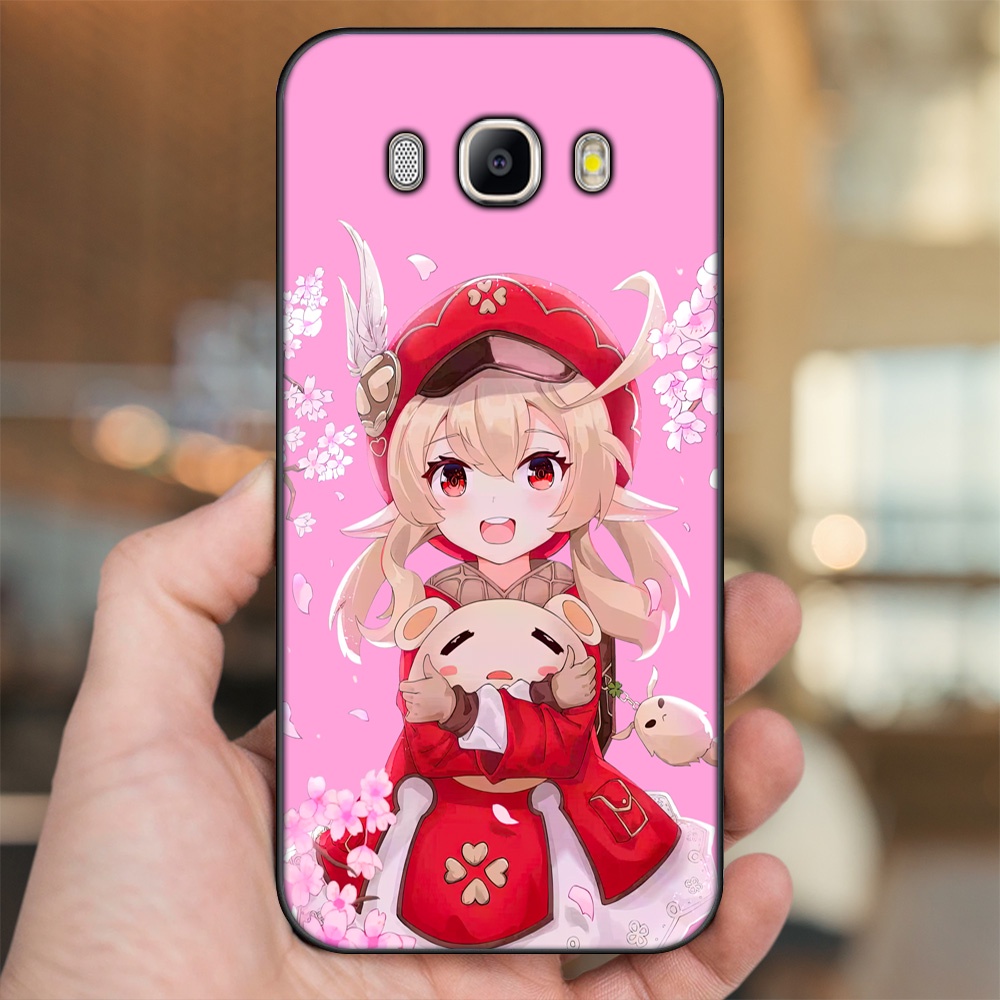 Ốp lưng Samsung J5 2016, J7 2016 viền đen in hình Klee Genshin Impact