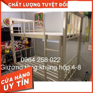 Giường tầng khung hộp ngang 1m2 dài 2m freeship tphcm (hình chụp thật)