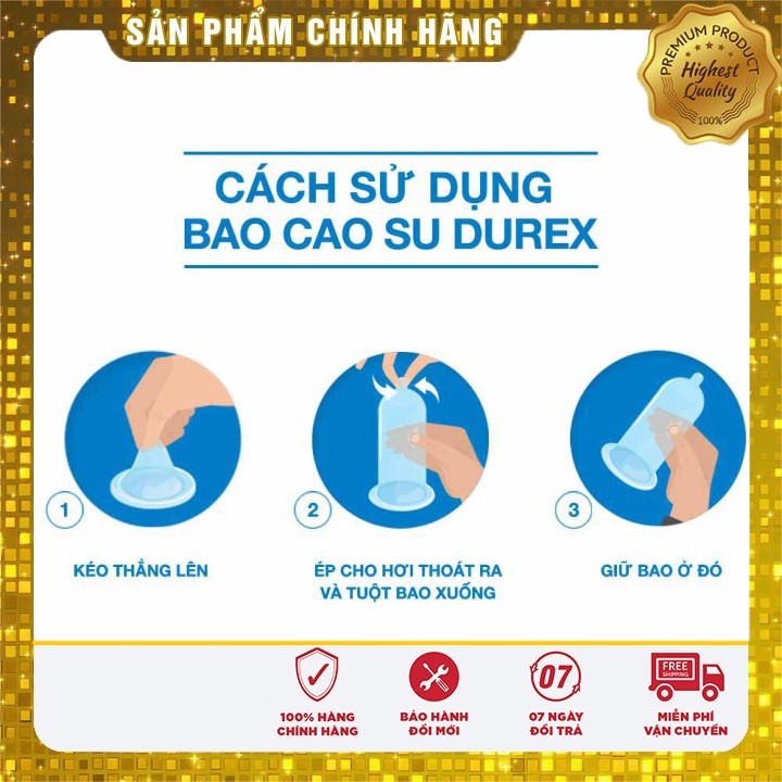 [CHÍNH HÃNG] Bộ 2 bao cao su Durex Fetherlite 12 bao/hộp + Tặng 2 hộp cùng loại