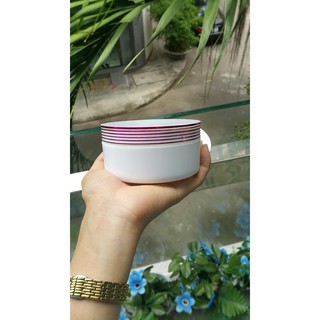 Hũ đựng kem body sọc tím 200gr-250gr