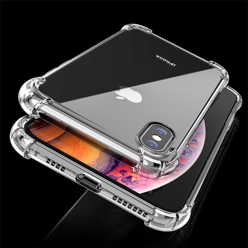 Ốp điện thoại silicon chống sốc thích hợp cho iphone 11 11 pro xs max x xr 7 8 6 6s plus