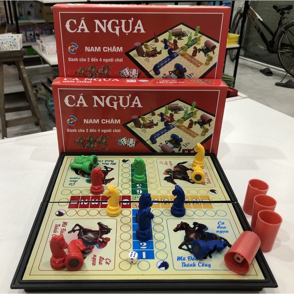 Bộ cờ vua nam châm, cờ cá ngựa nam châm 29x29 cm & 35x35cm