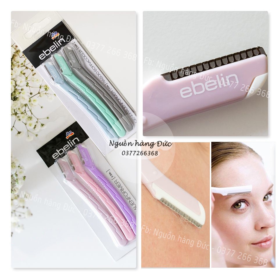 Dao tỉa cạo lông mày Ebelin Đức- Nội địa Đức- Nguồn hàng Đức