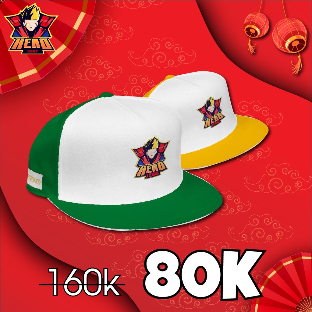 Mũ Hero Team V2 xanh lá tặng kèm móc khóa kamui