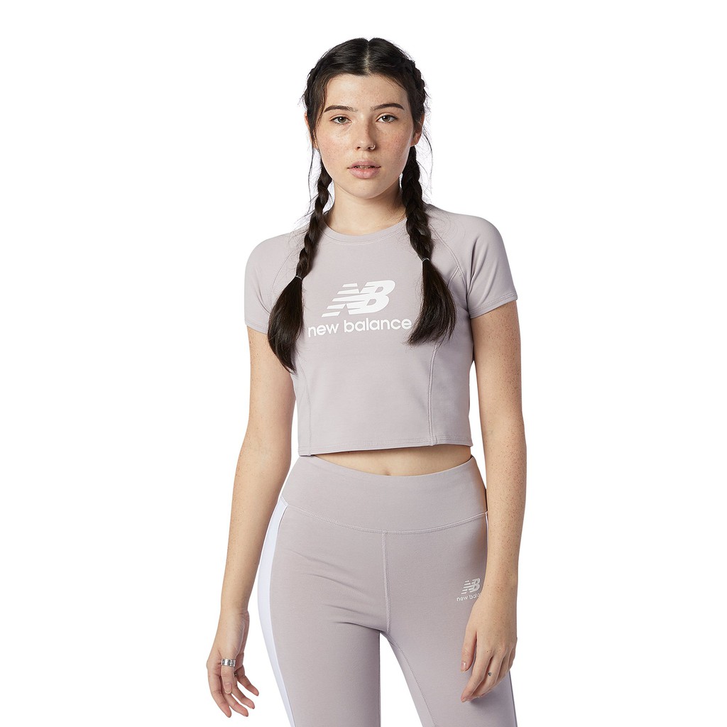 Áo thun crop top nữ NEW BALANCE WT03503LWD (form quốc tế)