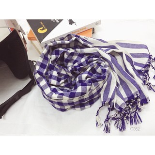 Khăn Rằn Campuchia (Krama) Chính Hãng & Khăn Rằn Nam Bộ - 100% Cotton Dày Dặn, Thấm Hút, Phụ Kiện Phượt & Du Lịch Cá Tín