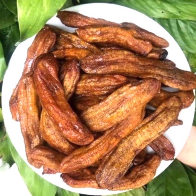 [Mã 156FMCGSALE hoàn 8% đơn 500K] 500g Chuối nguyên trái sấy dẻo🍌 | BigBuy360 - bigbuy360.vn