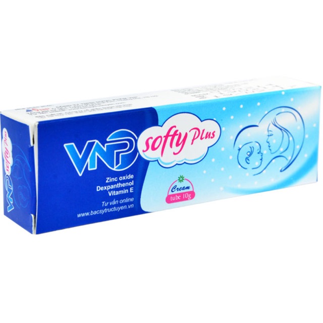 VNP Softy Plus - 10gram - kem dành cho da khô rát nứt nẻ