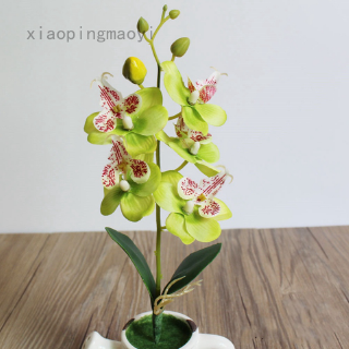 Bó Hoa Phalaenopsis Nhân Tạo Nhỏ Xinh Dùng Trang Trí DIY