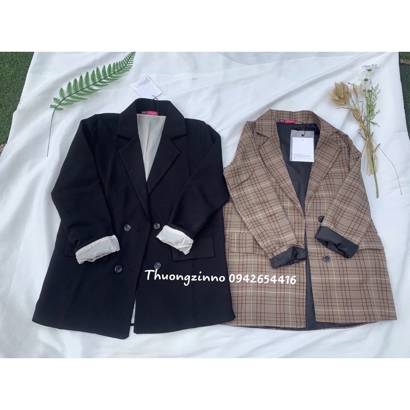 [Ảnh thật/Video] Áo khoác blazer màu Tây Châu Âu Áo blazer 2 lớp túi nắp hàng Quảng Châu | BigBuy360 - bigbuy360.vn