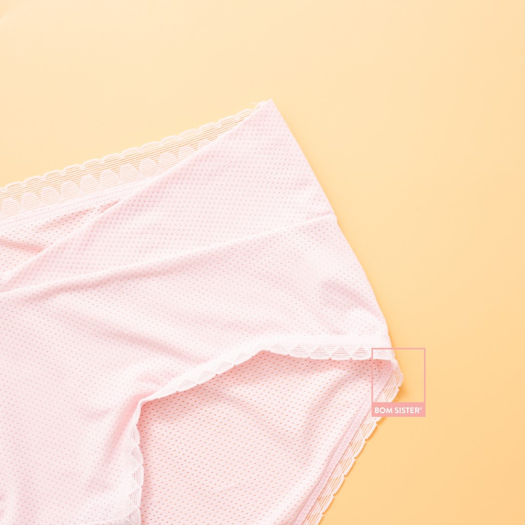 [Mã FAMALLT5 giảm 15% đơn 150k] Quần lót thun lạnh viền ren màu trơn chuyên dụng cho mẹ bầu BOM SISTER Q9090 | BigBuy360 - bigbuy360.vn