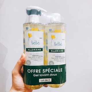Tắm gội 2in1 Klorane Pháp xách tay 100%