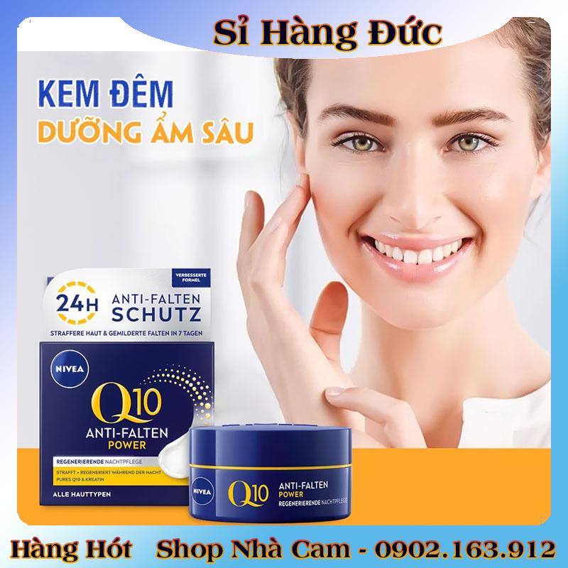Kem dưỡng da mặt Nivea Q10 của Đức giúp chống lão hóa,chống nhăn, sáng da - Nội địa Đức Đủ Bill