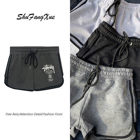 Quần Short Nữ Lưng Thun Cột Dây Cá Tính | BigBuy360 - bigbuy360.vn
