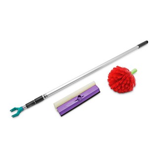 CÂY QUÉT MẠNG NHỆN DÀI 3M, CHỔI QUÉT TRẦN NHÀ, LAU KÍNH VÀ PHƠI ĐỒ ĐA NĂNG 3 IN 1