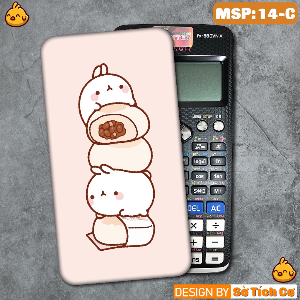 Miếng decal dán máy tính fx-570, fx-580, fx-880, Casio, Vinacal,... Dễ thương MSP: 14